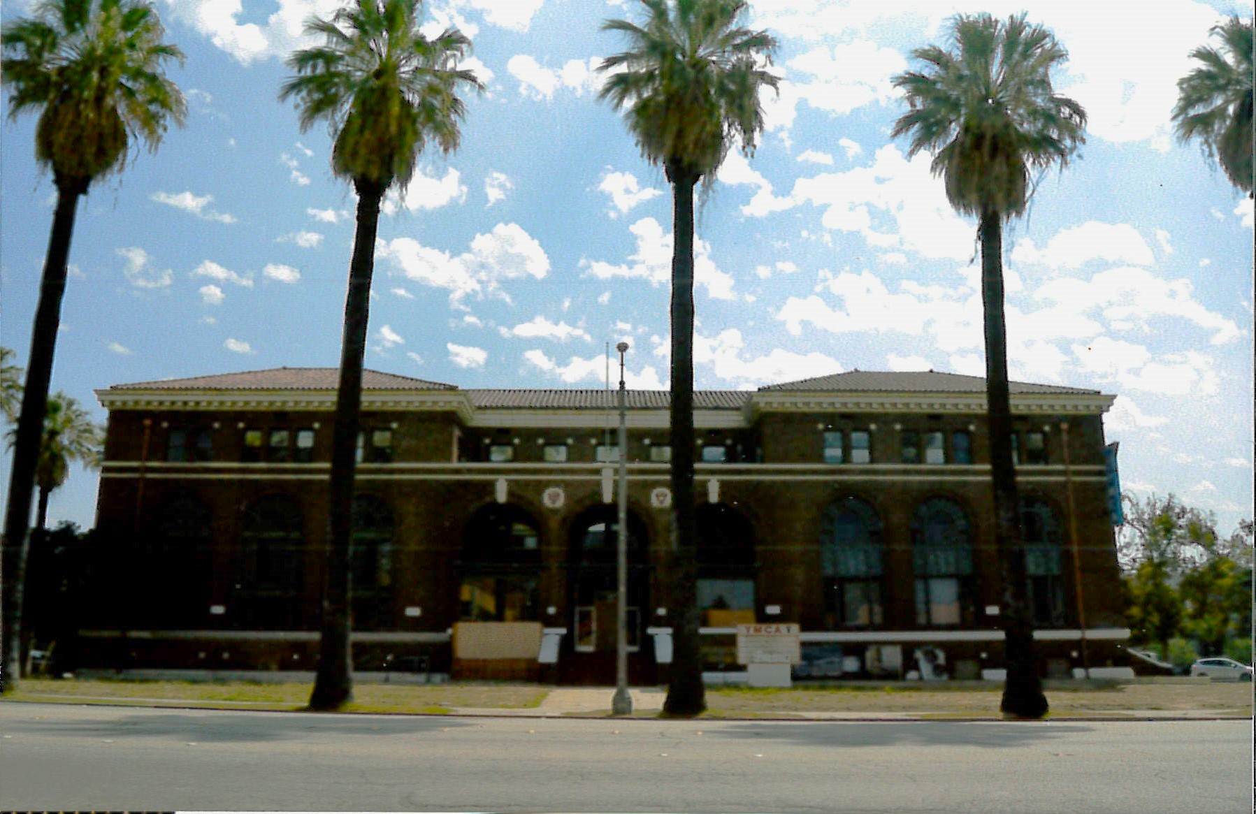 Main entrance, west elevation